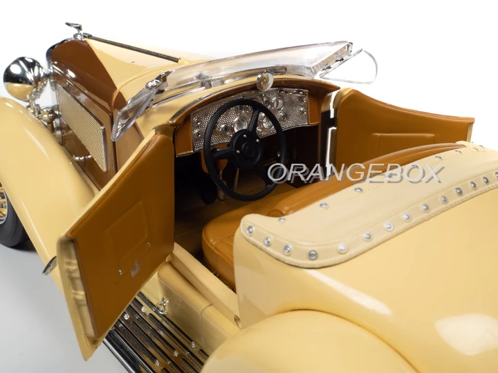 Duesenberg SSJ Speedster 1935 1:18 Autoworld Creme - 20 anos! Loja