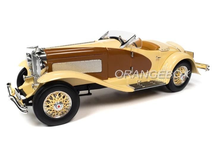 Duesenberg SSJ Speedster 1935 1:18 Autoworld Creme - 20 anos! Loja