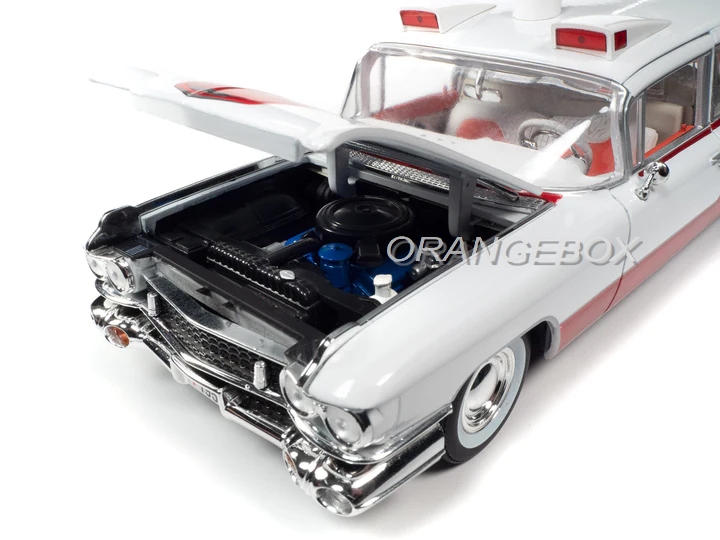 Cadillac Eldorado Ambulance 1959 1:18 Autoworld - 20 anos! Loja on