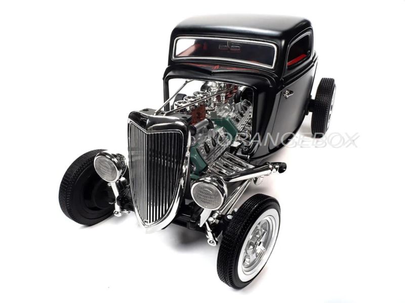 Ford 3 Janelas 1934 High Boy Hot Rod 1:18 Autoworld - 20 anos