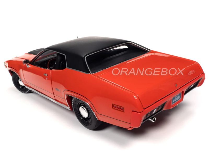 No22ミニカー1/18箱ありPlymouth GATOR GRAIN GTX Plymouth GTX 1971 440+6 Hardtop 30º Aniversário 1:18 Autoworld