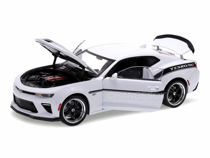 ミニカー Auto World 1/18 Yenko Chevy Camaro Chevrolet Camaro Yenko S/C 2018 1:18 Autoworld Branco c