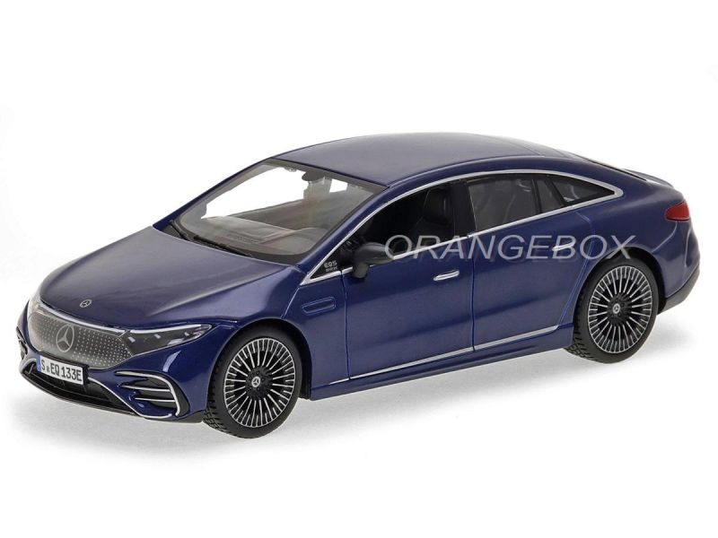 Mercedes Benz EQS 1:27 Maisto Azul - 20 anos! Loja on-line de