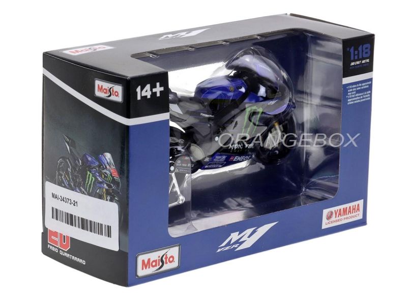 Yamaha YZR-M1 Franco Morbidelli 21 Moto Gp 2021 1:18 Maisto - 20