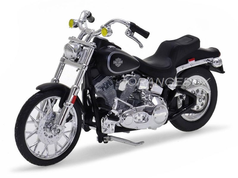Harley Davidson FXST Softail 1984 Maisto 1:18 Série 41 - 20 anos