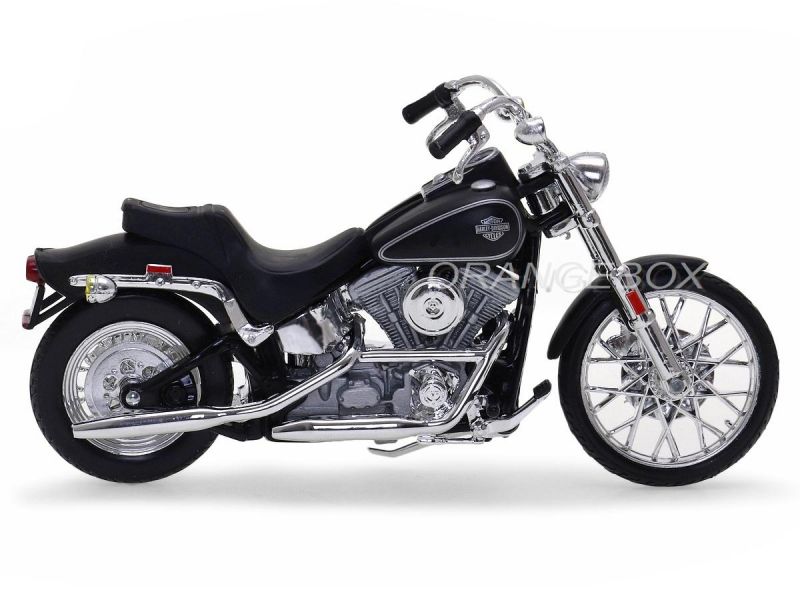 Harley Davidson FXST Softail 1984 Maisto 1:18 Série 41 - 20 anos