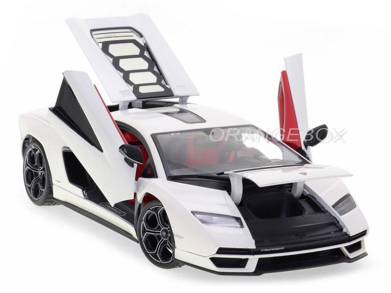 Lamborghini Countach LPI 800-4 2022 1:18 Maisto Branco - 20 anos