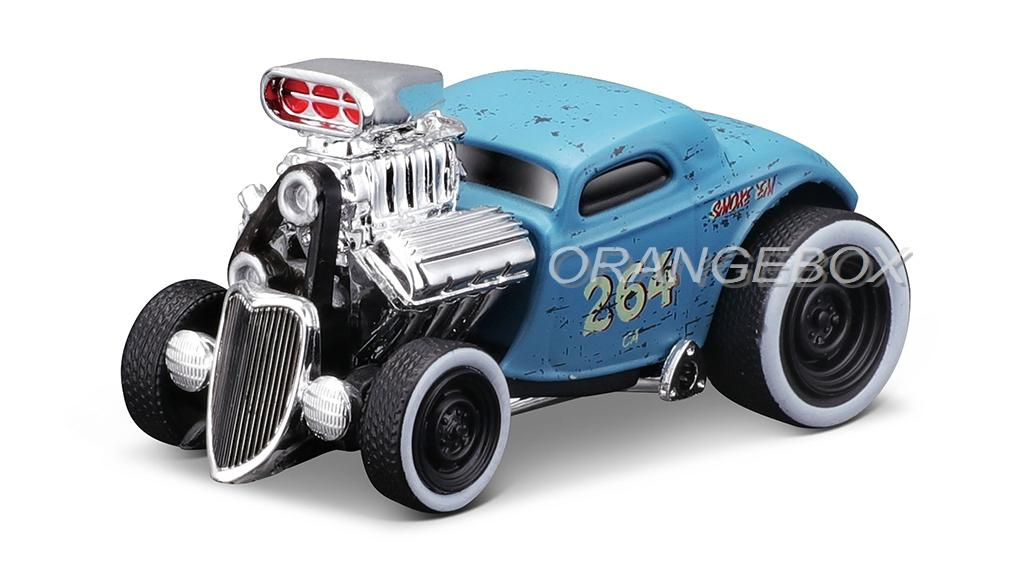 Ford Coe Flatbed 1950 + Ford 1933 Coupe 3J 1:64 Maisto Muscle