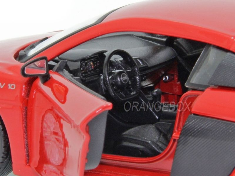 マイスト　Audi  R8 Audi R8 V10 Plus Red Special Edition Maisto 1:24 Vermelho - 20