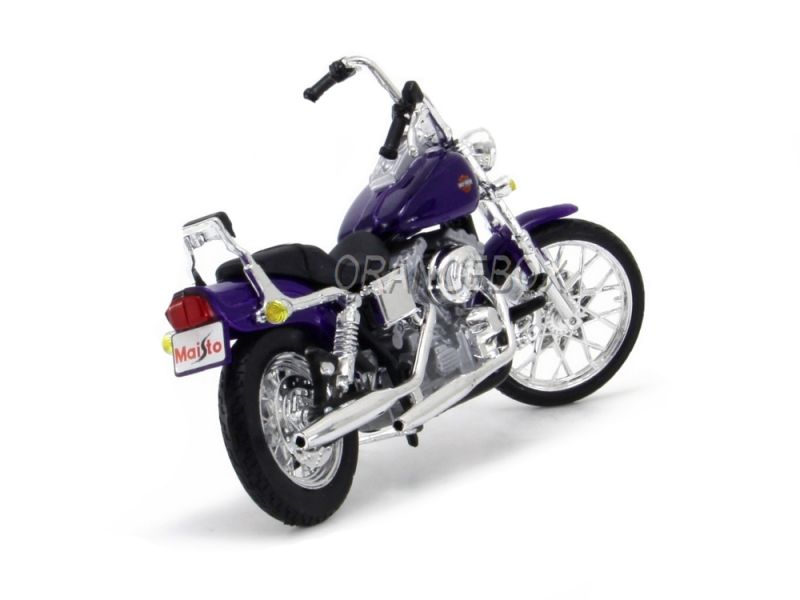 Harley Davidson Dyna Wide Glide 2001 FXDWG Maisto 1:18 Série 34