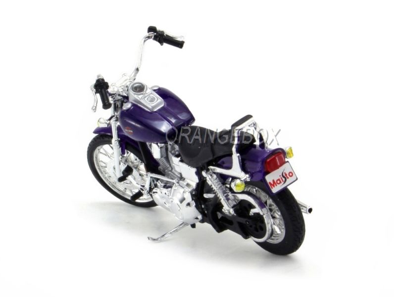 Maisto Modellauto Harley Davidson Dyna Wide Glide 2001 – Maßstab 1:18, Gelb, Die-Cast Konstruktion
