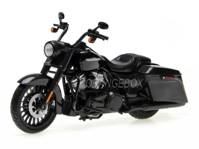 Harley Davidson Road King Special 2017 Maisto 1:12 Preto - 20 anos