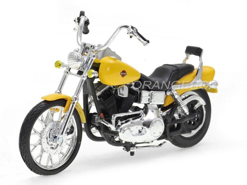 Harley Davidson FXDWG Dyna Wide Glide 2001 Maisto 1:18 Série 39