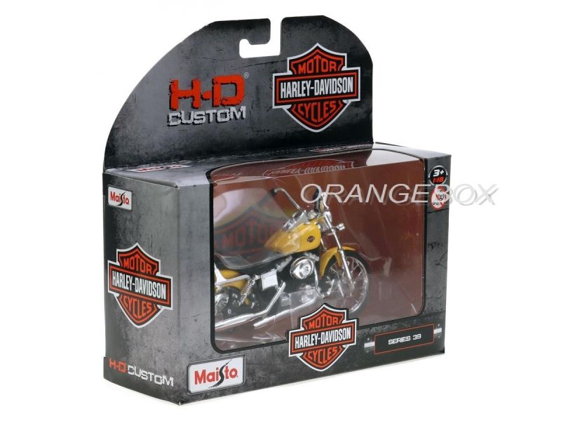 Harley Davidson FXDWG Dyna Wide Glide 2001 Maisto 1:18 Série 39