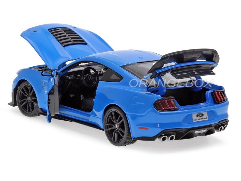 Ford Mustang Shelby GT500 1:18 Maisto Azul - 19 anos! Loja on-line