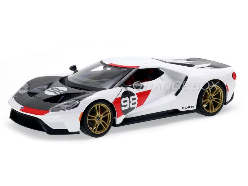 マイスト　Ford GT Ford GT 2021 Heritage Edition 1:18 Maisto - 19 anos! Loja on-line