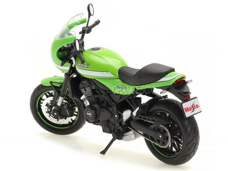 Kawasaki Z900RS Cafe 1:12 Maisto Verde - 19 anos! Loja on-line de