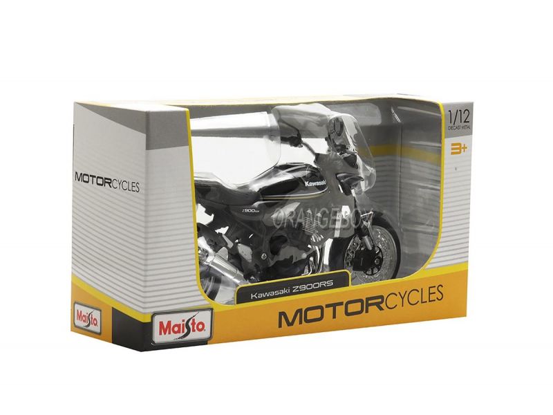 Kawasaki Z900RS 1:12 Maisto Preto - 19 anos! Loja on-line de