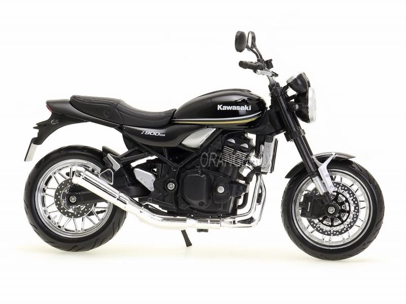 Kawasaki Z900RS 1:12 Maisto Preto - 20 anos! Loja on-line de