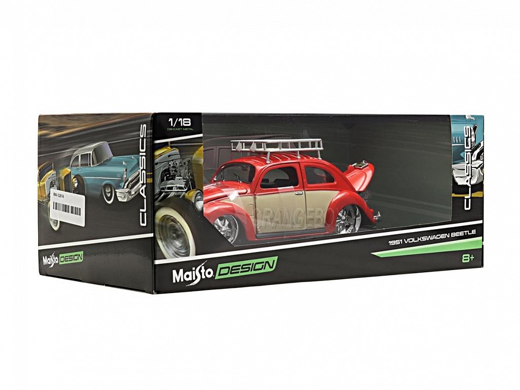 Volkswagen Fusca 1951 1:18 Maisto Classic Muscle - 20 anos! Loja
