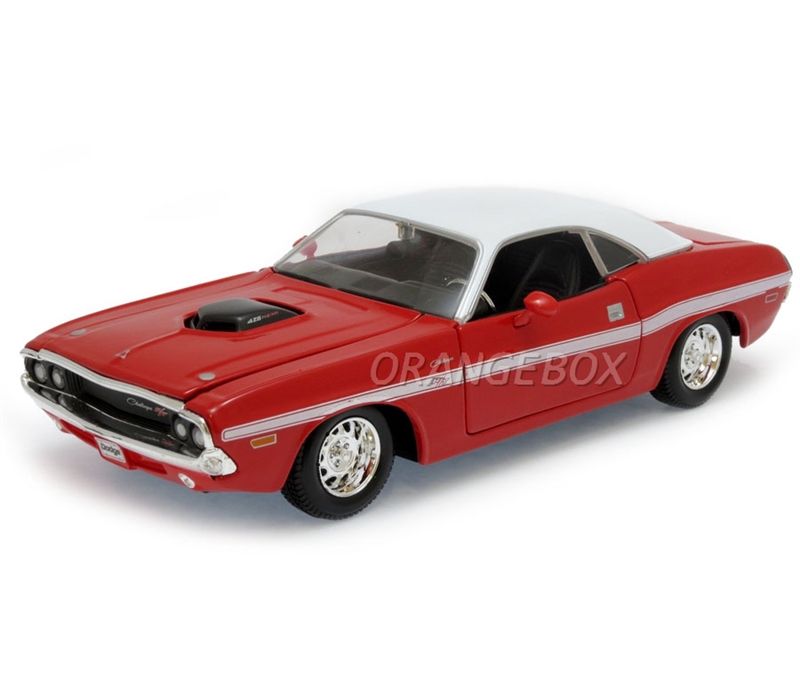1970 Dodge Challenger R/T 1/24絶版品 Dodge Challenger R/T 1970 1:24 Maisto - 20 anos! Loja on-line de