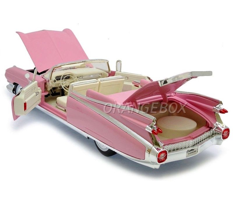 Cadillac Eldorado Biarritz 1959 1:18 Maisto Premiere Edition Rosa