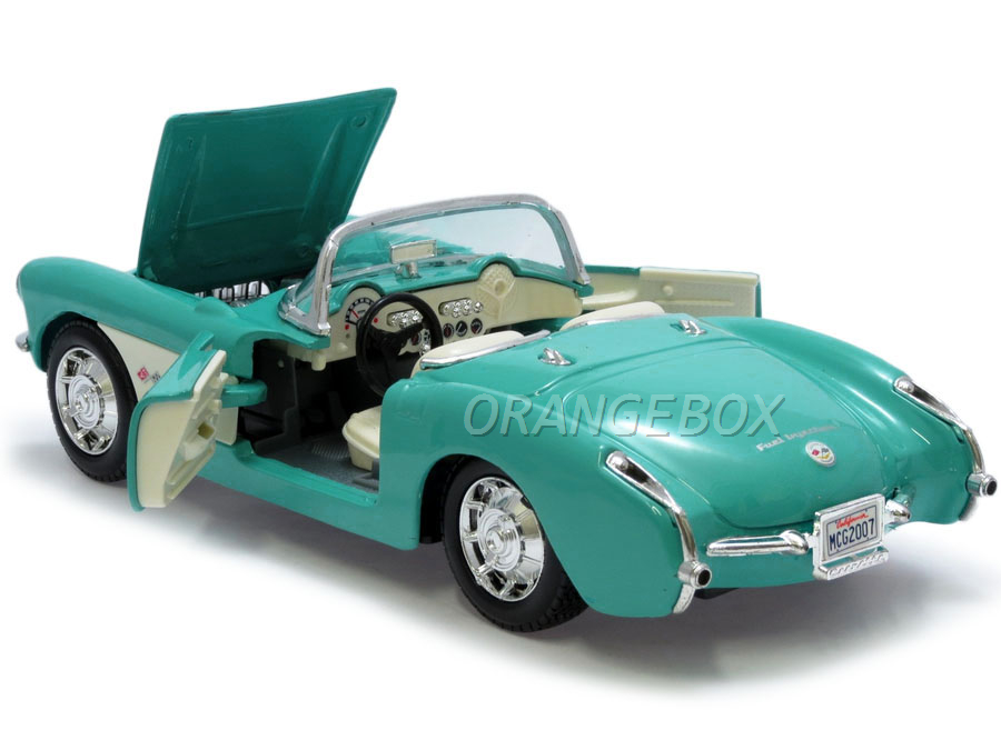 Chevrolet Corvette 1957 1:24 Maisto Verde - 20 anos! Loja on-line