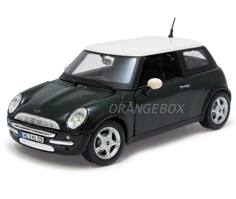 Mini Cooper 1:24 Maisto Verde - 20 anos! Loja on-line de