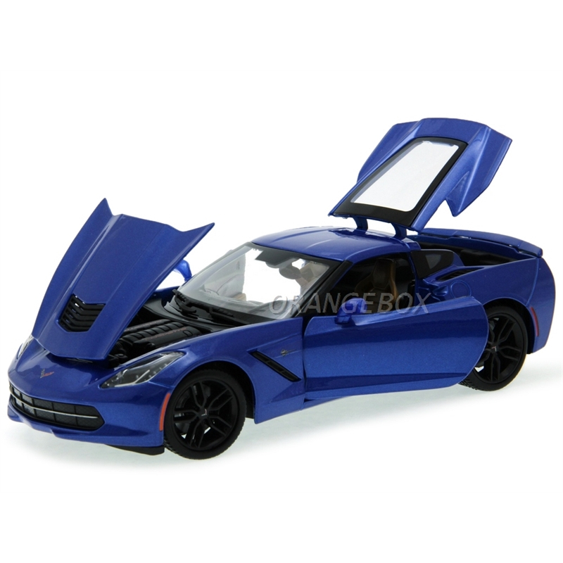 Chevrolet Corvette Stingray C7 Z51 Maisto 1:18 Azul - 20 anos
