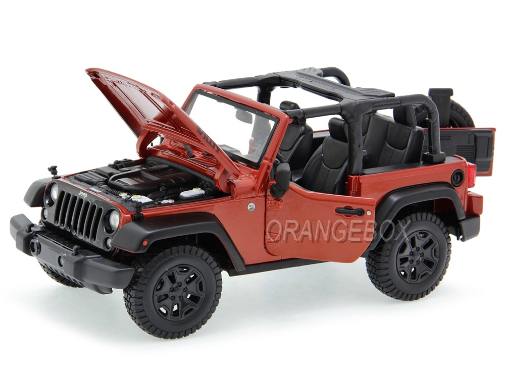 Jeep Wrangler 2014 Willys Copper Maisto 1:18 Cobre - 20 anos! Loja