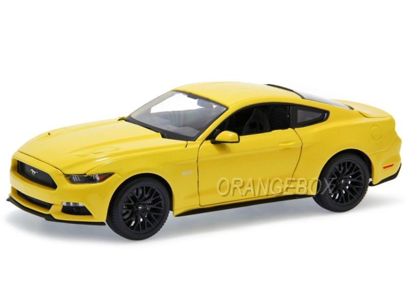 Ford Yellow Mustang 限定版 1/50 Ford Mustang GT 5.0 2015 Maisto 1:18 Amarelo - 20 anos! Loja on
