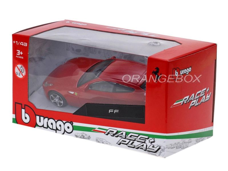 Ferrari FF Bburago 1:43 Vermelho - 20 anos! Loja on-line de