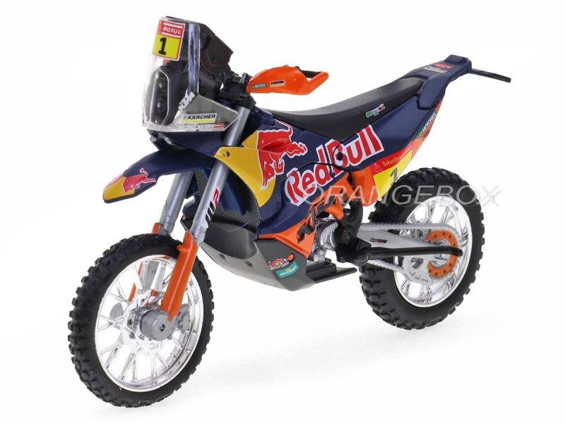 KTM 450 Red Bull Rally 2019 (Dakar) Bburago 1:18 - 20 anos! Loja
