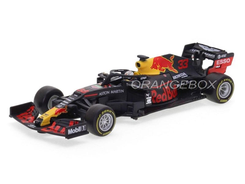 Fórmula 1 Red Bull RB16 Max Verstappen 2020 1:43 Bburago + Display