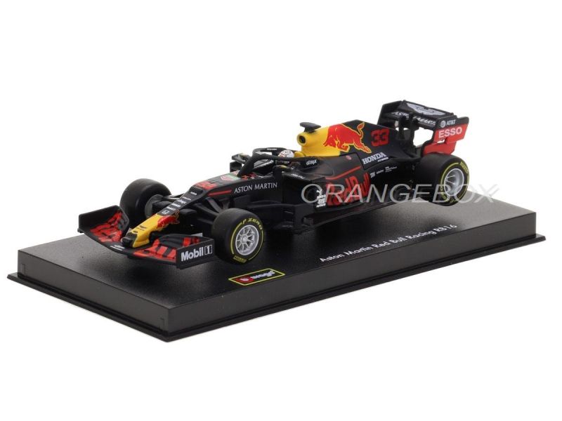 Fórmula 1 Red Bull RB16 Max Verstappen 2020 1:43 Bburago + Display