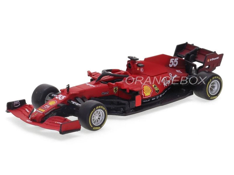 Fórmula 1 Ferrari SF21 2021 Carlos Sainz 2021 1:43 Bburago - 20