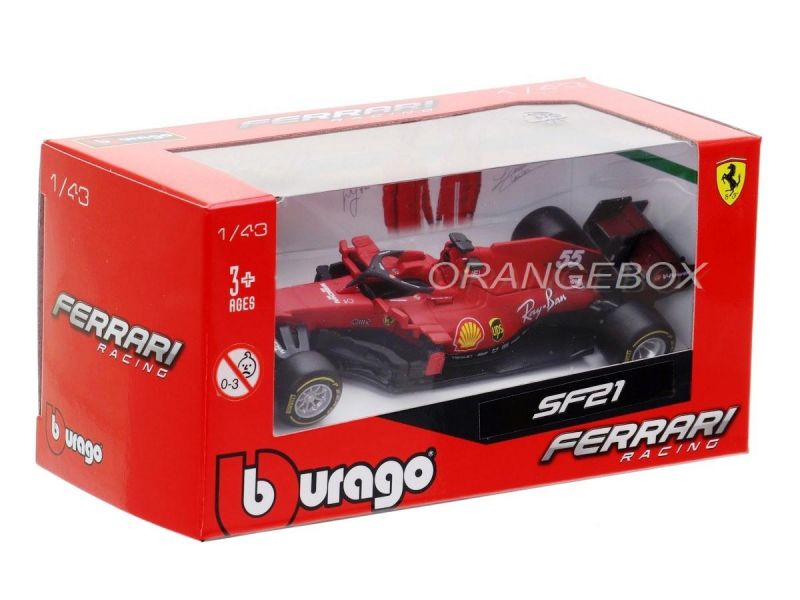 Fórmula 1 Ferrari SF21 2021 Carlos Sainz 2021 1:43 Bburago - 20