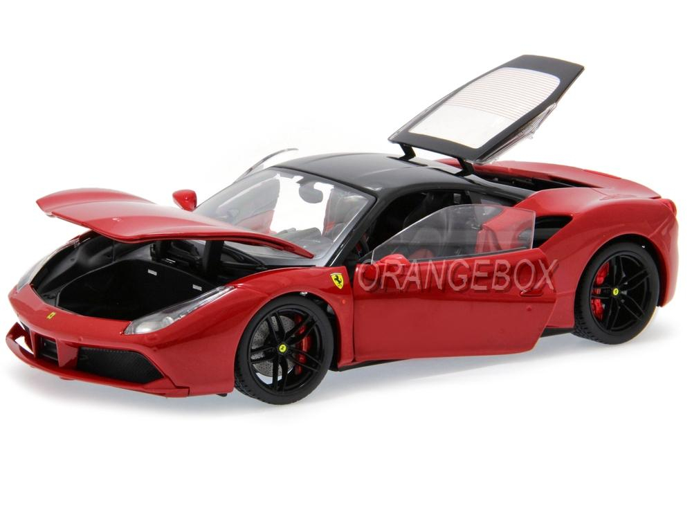 Ferrari 488 GTB Série Signature Bburago 1:18 Vermelho - 19 anos