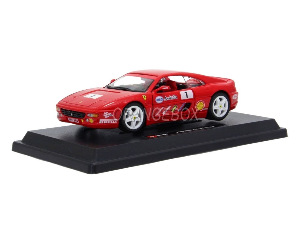 Ferrari F355 Challenge Bburago 1:24 Vermelho - 20 anos! Loja on