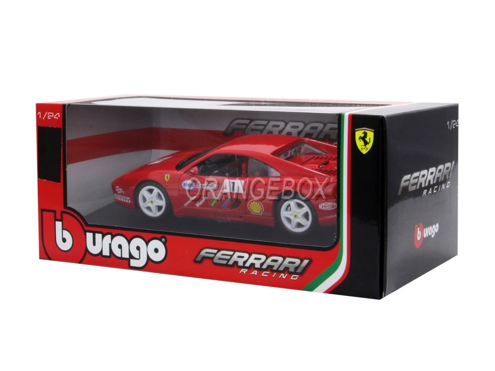 Ferrari F355 Challenge Bburago 1:24 Vermelho - 20 anos! Loja on