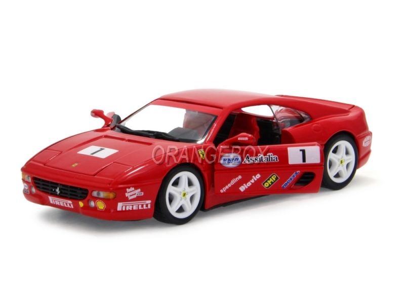Ferrari F355 Challenge Bburago 1:24 Vermelho - 20 anos! Loja on