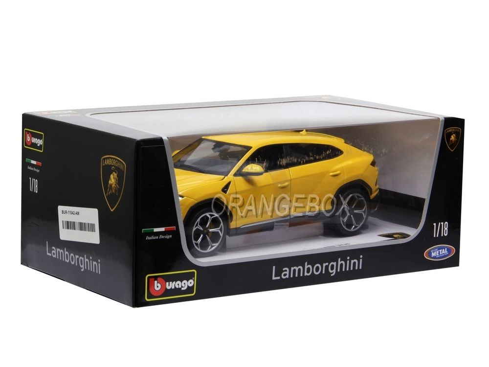 Lamborghini Urus 1:18 Bburago Amarelo - 20 anos! Loja on-line de