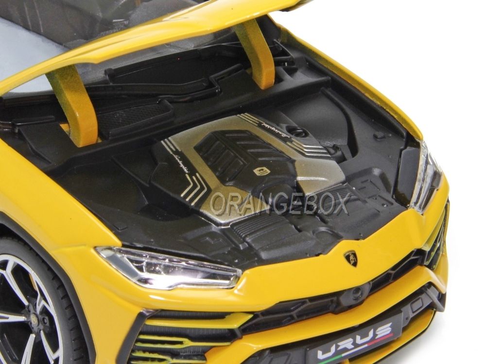 Lamborghini Urus 1:18 Bburago Amarelo - 20 anos! Loja on-line de