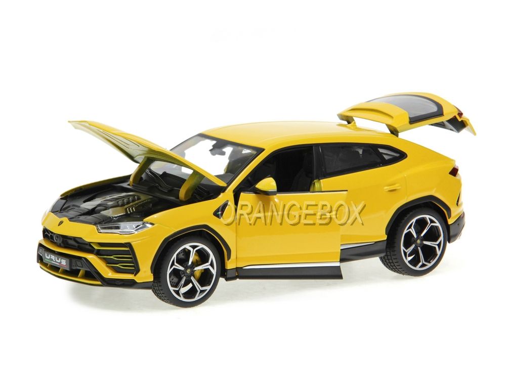 Lamborghini Urus 1:18 Bburago Amarelo - 20 anos! Loja on-line de