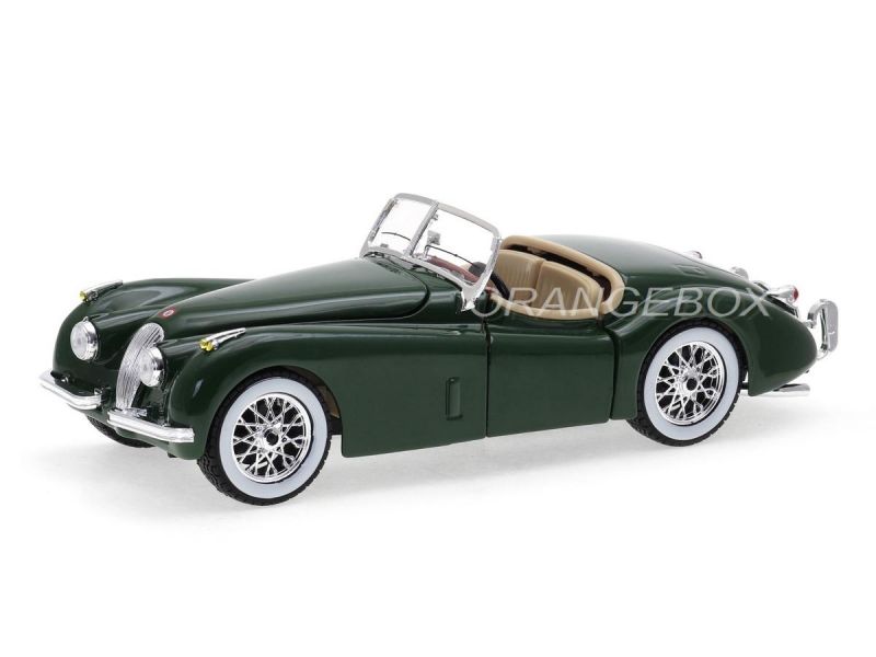 Jaguar XK120 Roadster 1948 Bburago 1:24 Verde - 19 anos! Loja on