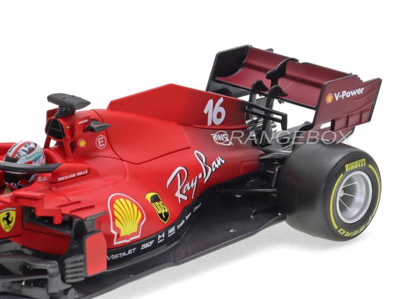 Fórmula 1 Ferrari SF21 Scuderia 2021 Charles Leclerc 1:18