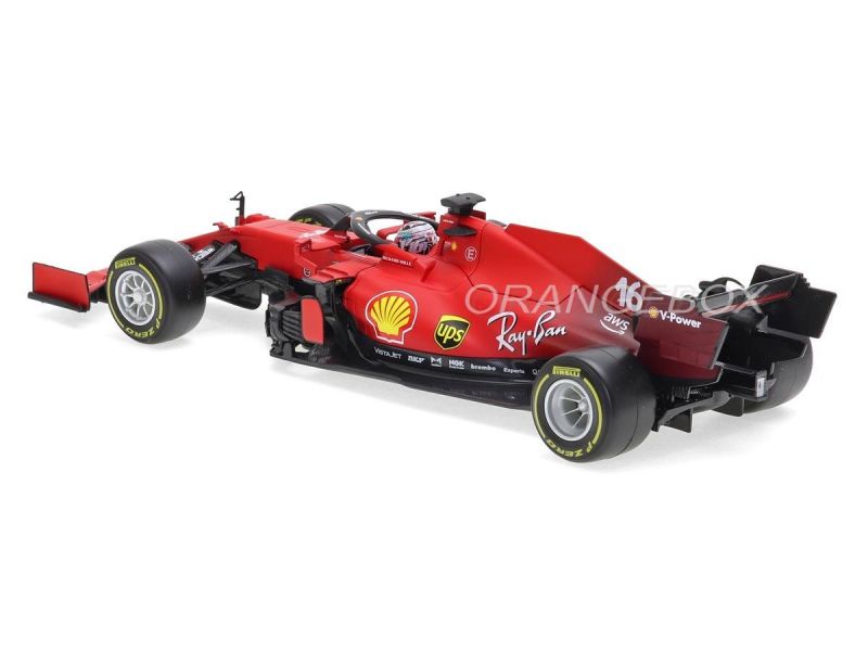 Fórmula 1 Ferrari SF21 Scuderia 2021 Charles Leclerc 1:18 Bburago
