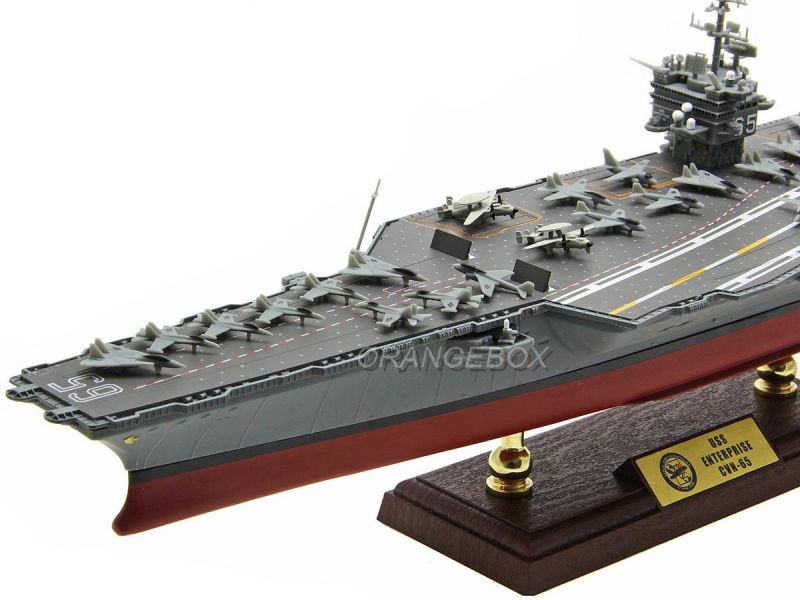 Navio Porta Aviões USS Aircraft Carrier Entreprise CVN-65 1:700