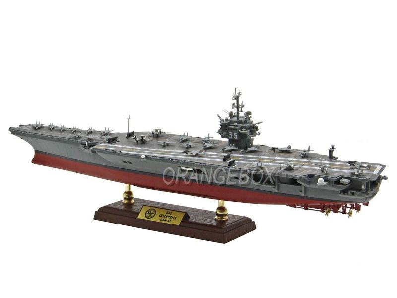未組立 USS Battle ship & Aircraft carrier Navio Porta Aviões USS Aircraft Carrier Entreprise CVN-65 1:700