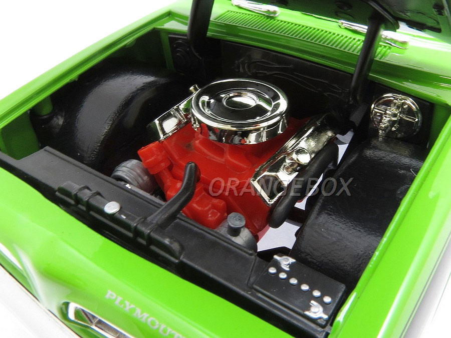 Plymouth Barracuda 1969 1:18 Yat Ming Verde - 20 anos! Loja on